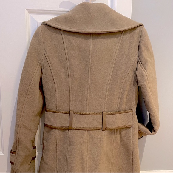 MACKAGE Cashmere Wool Coat with Leather Accents XS - Picture 2 of 4